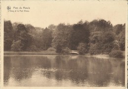 Parc  Du  Roeulx -- L´ Etang  Et  Le  Pont  Blanc.   (2 Scans) - Le Roeulx