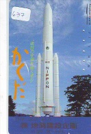 Télécarte Japon ESPACE * Phonecard JAPAN  (637) SPACE SHUTTLE * COSMOS * WELTRAUM * LAUNCHING * SATELLITE - Espace