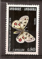Frans Andorra   Y/T      258     (X)    (zonder Gom) - Gebruikt