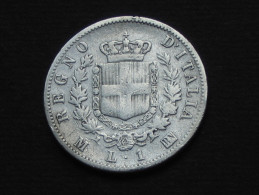 1 Lira - Lire 1863 - ITALIE - Vittorio Emanuele II - Regno D´Italia.**** EN ACHAT IMMEDIAT **** - 1861-1878 : Victor Emmanuel II