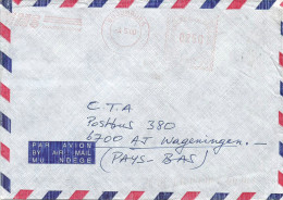 Burundi 2000 Bujumbura Hasler “Mailmaster” H-10 Meter Franking EMA With EMS Slogan Cover - Used Stamps