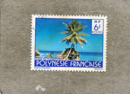 POLYNESIE Française : Paysage De La Polynésie : Case; De Tuamotu- Tourisme - - Oblitérés