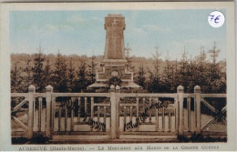 AUBERIVE Le Monument Aux Morts De La Grande Guerre - Auberive