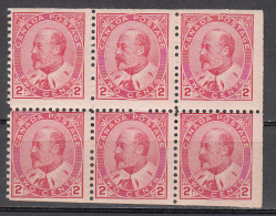 Canada   Scott No. 90b   Mnh    Year 1903   Very Scarce Booklet Pane  ( Shipped Registered Only ) - Nuevos