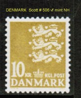 DENMARK   Scott  # 506**  VF MINT NH - Unused Stamps