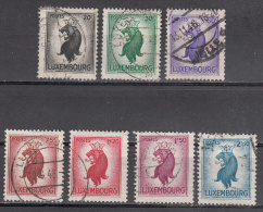 Luxembourg   Scott No. 235-41      Used    Year  1945 - Oblitérés