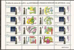 2005-ED. 4192 H.B.-PREMIOS PRINCIPE DE ASTURIAS-NUEVO- - Blocks & Sheetlets & Panes