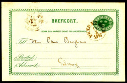 Entier Postal Suédois - Swedish Postcard - Circulé - Circulated - 1892. - Ganzsachen