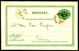 Entier Postal Suédois - Swedish Postcard - Circulé - Circulated - 1892. - Postal Stationery