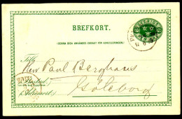 Entier Postal Suédois - Swedish Postcard - Circulé - Circulated - 1889. - Postal Stationery