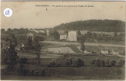 CHALINDREY Vue Générale De La Gare Et La Vallée Du Saulon - Chalindrey