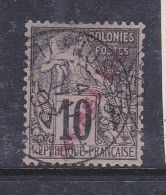 NOSSI BE N° 23 10C NOIR SUR LILAS TYPE DÉESSE ASSISE OBL - Used Stamps