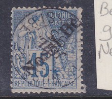 NOSSI BE N° 2415C BLEU TYPE DÉESSE ASSISE OBL - Gebruikt