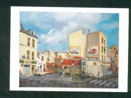 Paris 13è - La Butte Aux Cailles - Le Cours Des Halles   (CPSM D´apres Peinture  De Claude Gentet ) - Distretto: 13