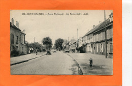 SAINT GRATIEN    1920   ROUTE NATIONALE  /  LA VACHE NOIRE     CIRC  NON   EDIT - Saint Gratien