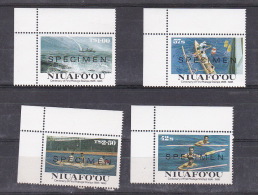 Niuafo'ou 1996 Centenary Of First Postage Stamp Set SPECIMEN MNH - Tonga (1970-...)