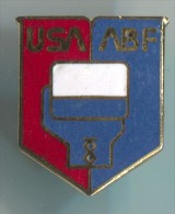 BOXING - USA ABF, United States A Amateur Boxing Federation, Enamel, Pin, Badge - Boxen