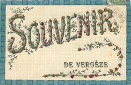 30 - VERGEZE - Un Souvenir De ... - (voir Scans Recto-verso) - Vergèze