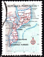 MOÇAMBIQUE - 1954,  Mapa De Moçambique.  $10    (o)   MUNDIFIL  Nº 412 - Mozambique