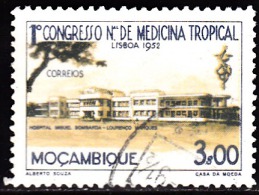 MOÇAMBIQUE - 1952,   1.º Congresso Nacional De Medicina Tropical.  3$00   (o)   MUNDIFIL Nº 383 - Mozambique