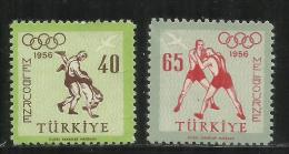 TURCHIA - TURKÍA - TURKEY 1956 OLYMPIC GAMES MELBOURNE GIOCHI OLIMPICI OLIMPIADI MNH - Ungebraucht