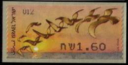 2010 Israel Sunset Birds ATM 012 - Automatenmarken (Frama)