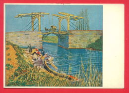 146741 / Netherlands Art Vincent Willem Van Gogh - BRUCKE BRIDGE HORSE BOAT Arles, France - Deutschland Germany - Van Gogh, Vincent