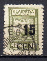 Memel - Memelgebiet - Klaïpeda - 1923 - Michel N° 193 - Klaipeda 1923