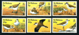 Sainte Helene St Helena Serie Complete 586/591 ** Oiseaux Exotiques Exotic Birds Uccelli Pajaros Vogel Wirebird - Spechten En Klimvogels