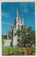 CPM DISNEY WORLD,  CINDERELA CASTLE (voir Timbre) - Disneyworld