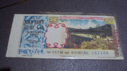 South Vietnam Lottery (50$) Issued In 1972 - Vietnam