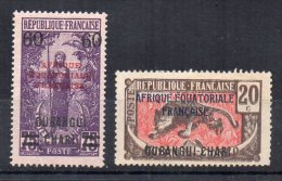 Oubangui N°50 Et 57 Neufs Charniere - Nuevos