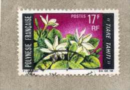 POLYNESIE  : Fleur - Tiare Tahiti (Gardenia Tahitensis) - Famaille Des Rubiacées - - Used Stamps