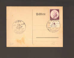 Österreich Ostmark Wien 1941 Mozartwoche Zum 150.Todestag Mozarts Auf Blanko-Karte, DR Mi.Nr.810 - Macchine Per Obliterare (EMA)