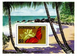 Dominica - 1975 - Butterflies - Mint Souvenir Sheet - Dominique (1978-...)