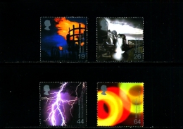 GREAT BRITAIN - 2000 FIRE AND LIGHT  SET  MINT NH - Unused Stamps