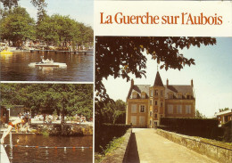 CP De LA GUERCHE-sur-L'AUBOIS " Le Plan D'eau De Robinson Et La Mairie " . - La Guerche Sur L'Aubois