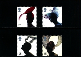 GREAT BRITAIN - 2001  HATS  SET  MINT NH - Neufs