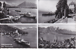 CPSM Oberhofen Am Thunersee - Mehransichtkarte - Ca. 1958 (6422) - Oberhofen Am Thunersee