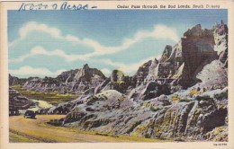 Cedar Pass Through The Bad Lands South Dakota 1950 - Otros & Sin Clasificación