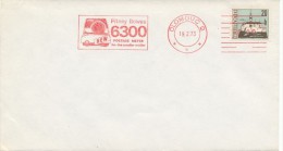 C12090 - Czechoslovakia (1973) Olomouc 2: Testing Machines Pitney Bowes 6300! - Covers & Documents