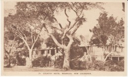 Houailou New Caledonia, Country Hotel Lodging C1920s/50s Vintage Postcard - New Caledonia