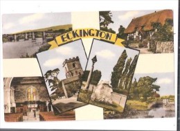 Eckington Multiview Nr Pershore Bredon & Evesham USED 1963 OLD POSTCARD - Andere & Zonder Classificatie