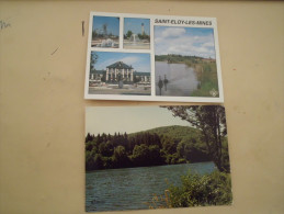 2 CARTES ...BARRAGE DE LA BOUBLE.. ET MULTI VUES... - Saint Eloy Les Mines