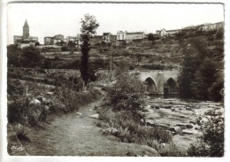 CPSM CHATEAUPONSAC (Haute Vienne) - Vue Sur Chateauponsac, Le Pont Romain - Chateauponsac