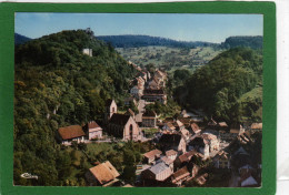 68 - FERRETTE L' EGLISE ST BERNARD D' AOSTE - LES 2 CHATEAUX VUE AERIENNE CPM  Année 1970 - Ferrette