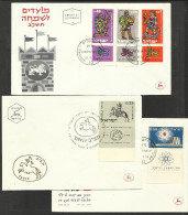 1960 1961 Israele Israel  3 FDC Gerusalemme 6/7/60, 9/10/60 E 21/8/61 - FDC