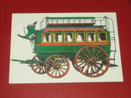 BRUXELLES - Société Des Transports Intercommunaux - Omnibus Vers 1867 - Illustrateur Lensen - Transport Urbain En Surface