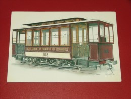BRUXELLES - Société Des Transports Intercommunaux -  Remorque Début 1900 - Illustrateur Lensen - Transport Urbain En Surface