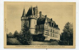 CP , 86 , VOUNEUIL-sur-VIENNE , Le Château De Chistré Et La Chapelle - Vouneuil Sur Vienne